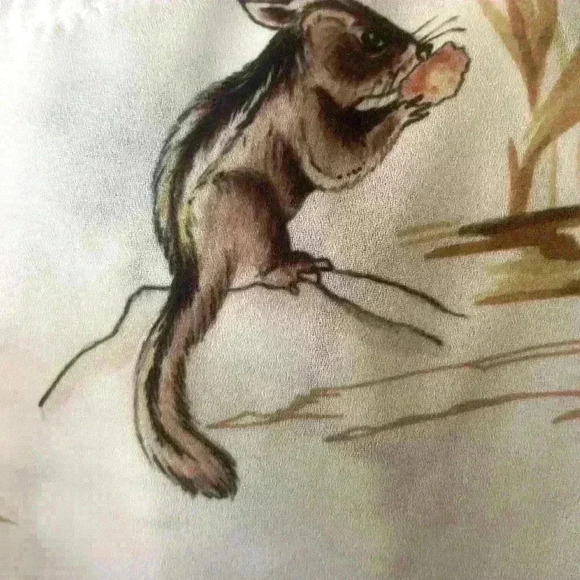 Westmoon Ruffle Sleeve  Nature Pattern Blouse - Picture 11 of 11